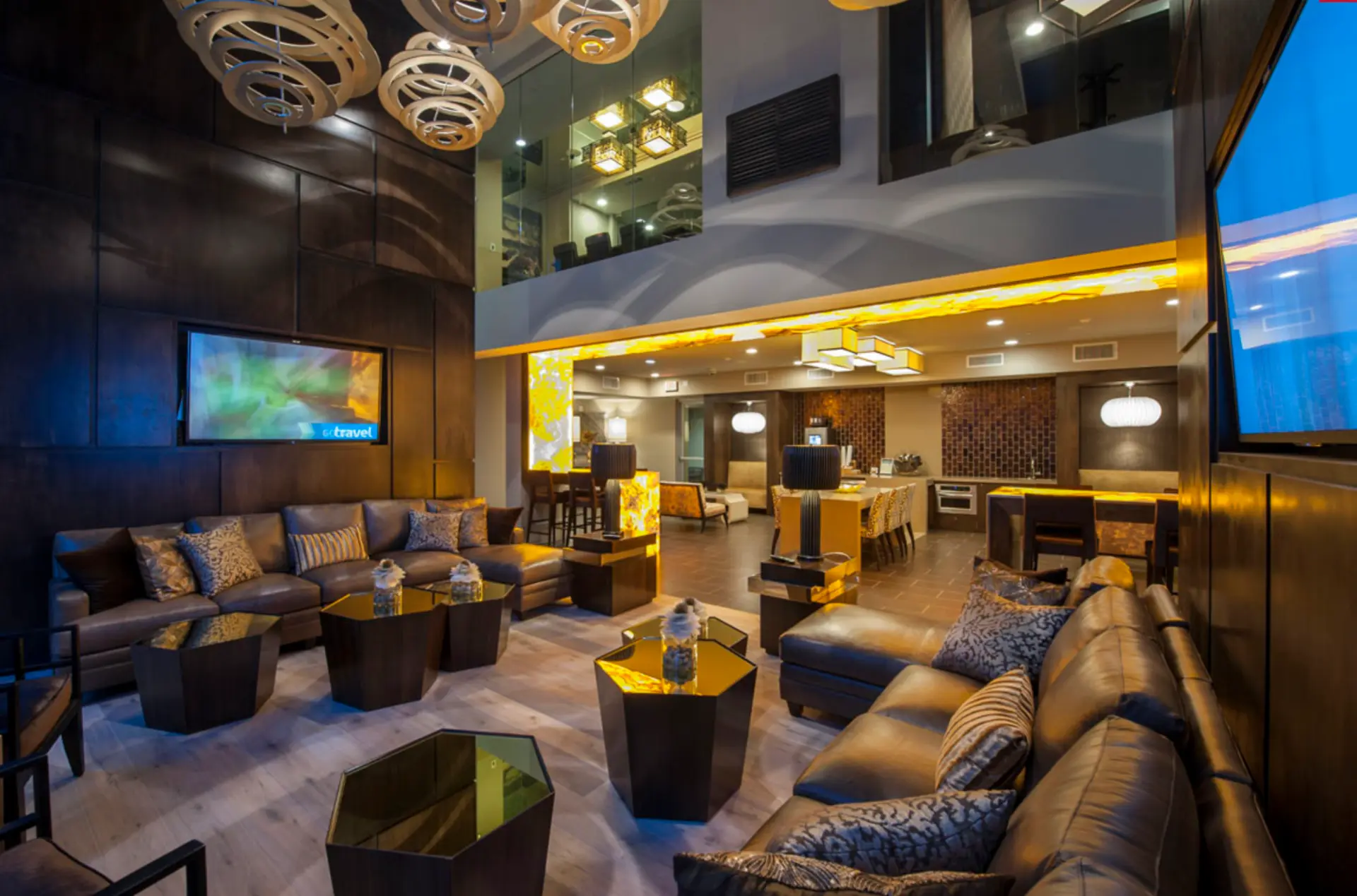 Clubhouse lounge designed by Carnegis Group